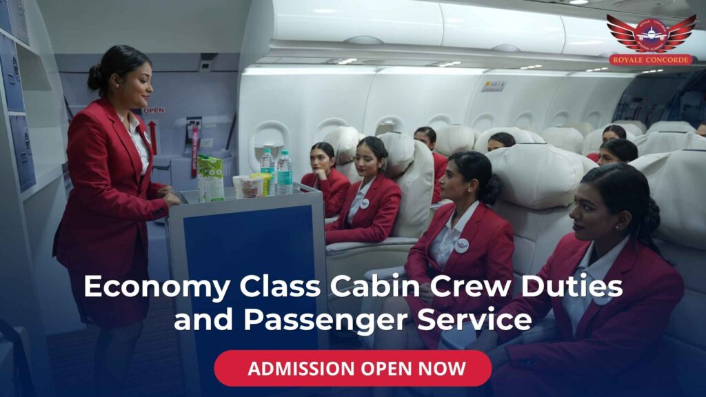 Economy class cabin