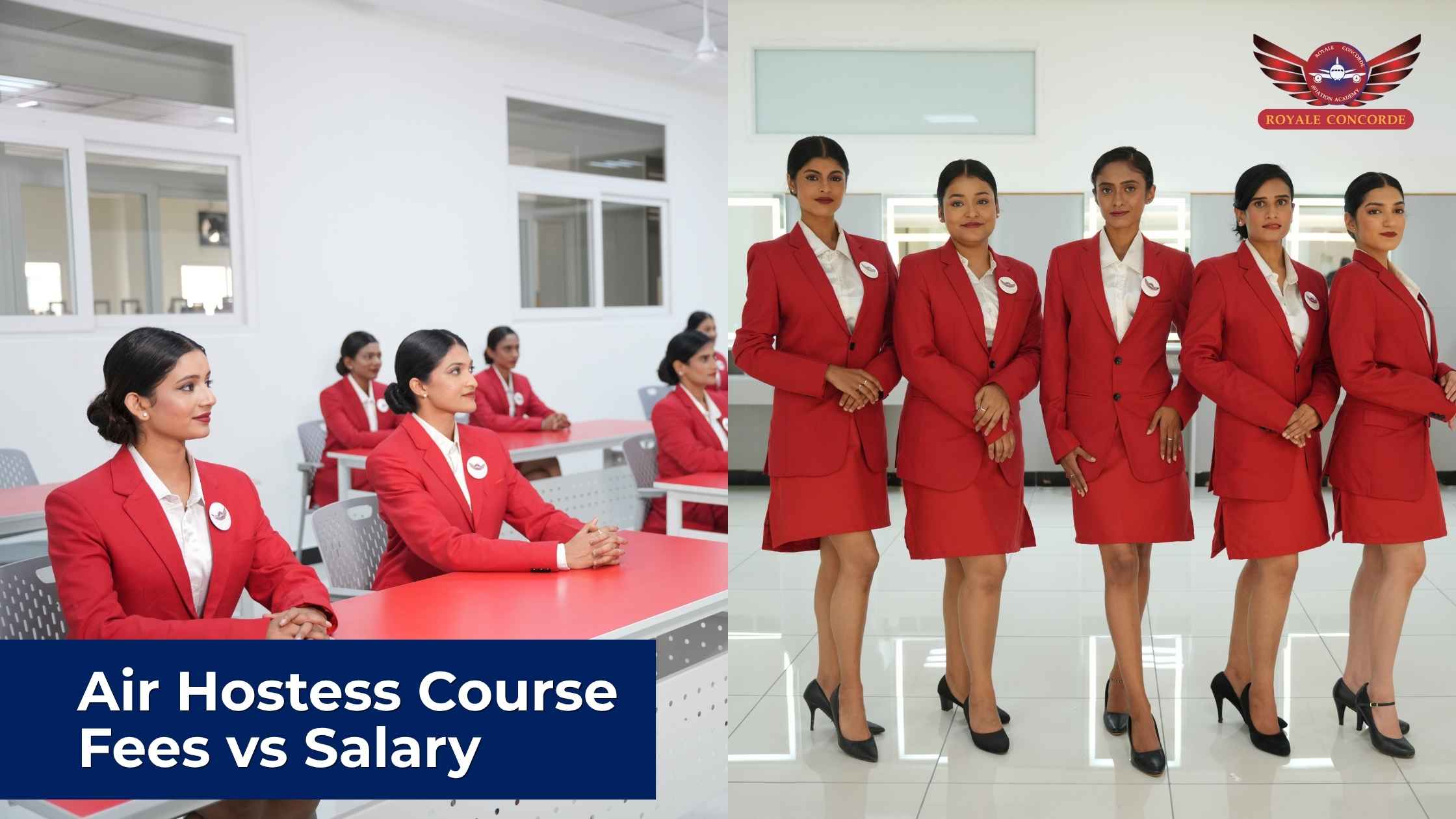 Air Hostess Course Fees vs Salary