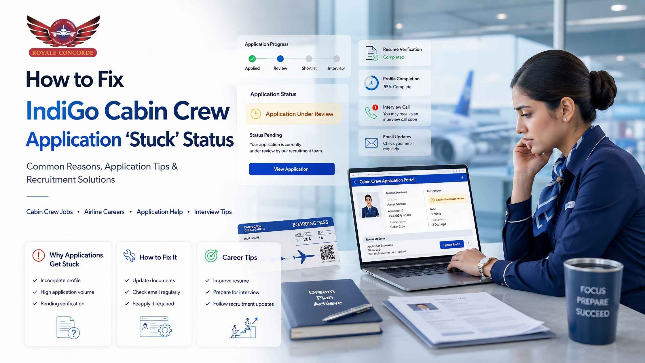 How to Fix IndiGo Cabin Crew Application 'Stuck' Status