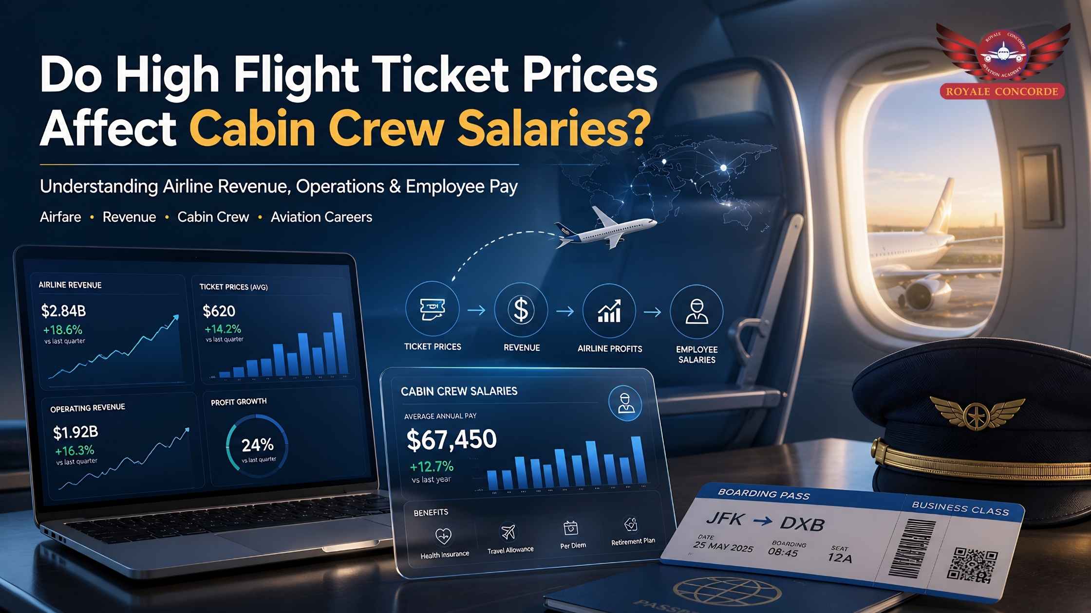 Do High Flight Ticket Prices Affect Cabin Crew Salaries?