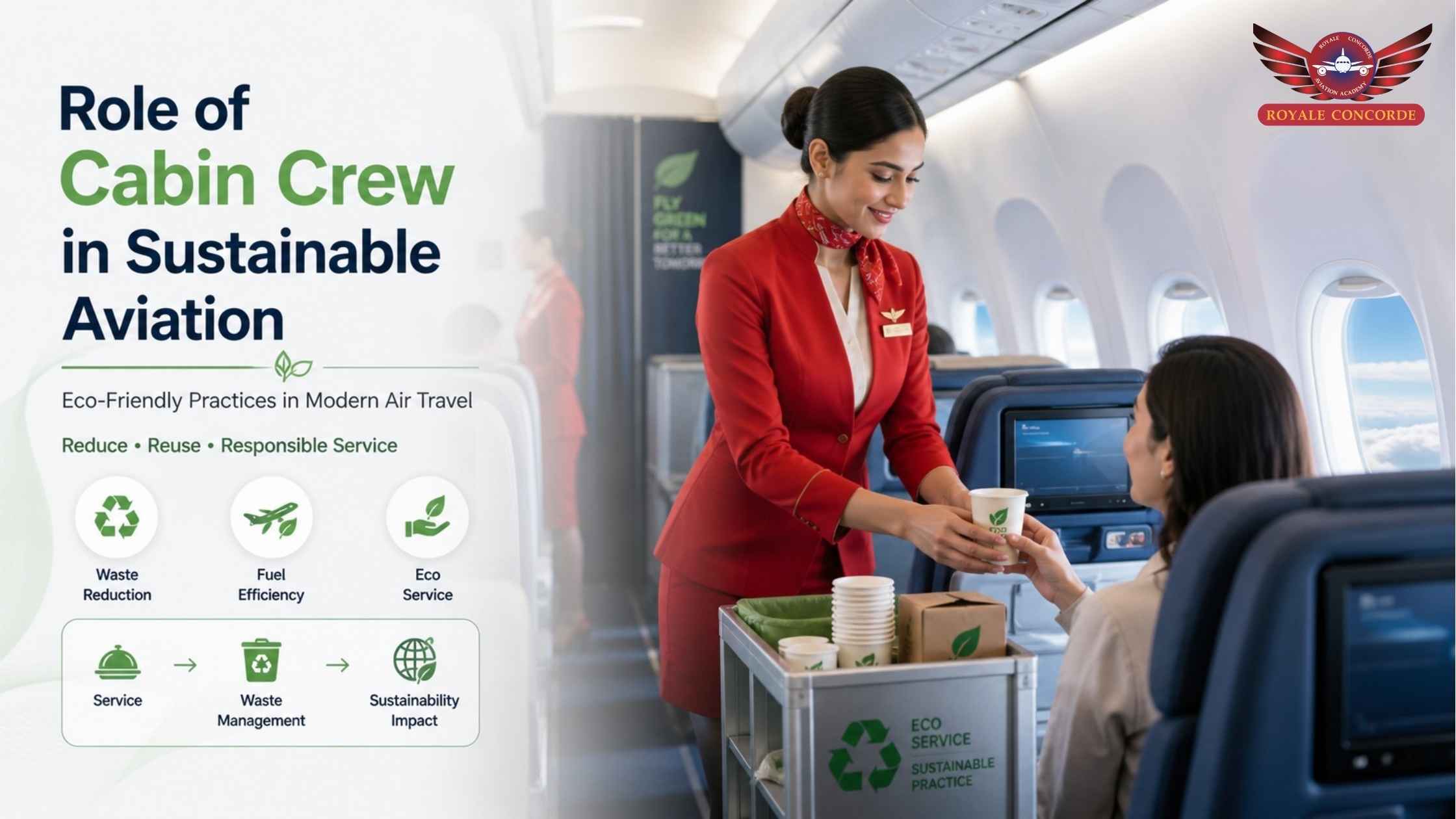 Role of Cabin Crew in Sustainable Aviation