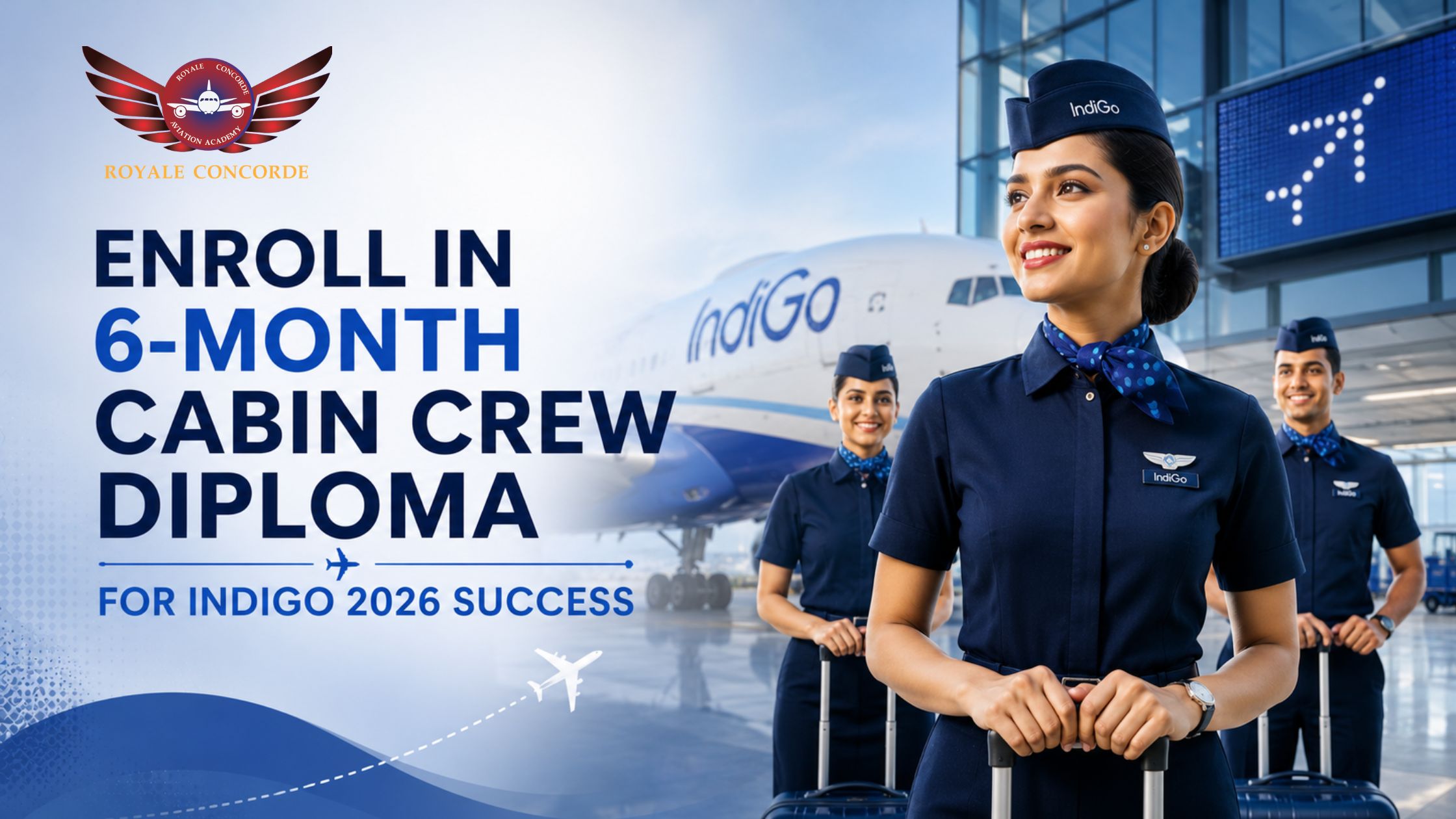 Enroll in 6-Month Cabin Crew Diploma for IndiGo 2026 Success