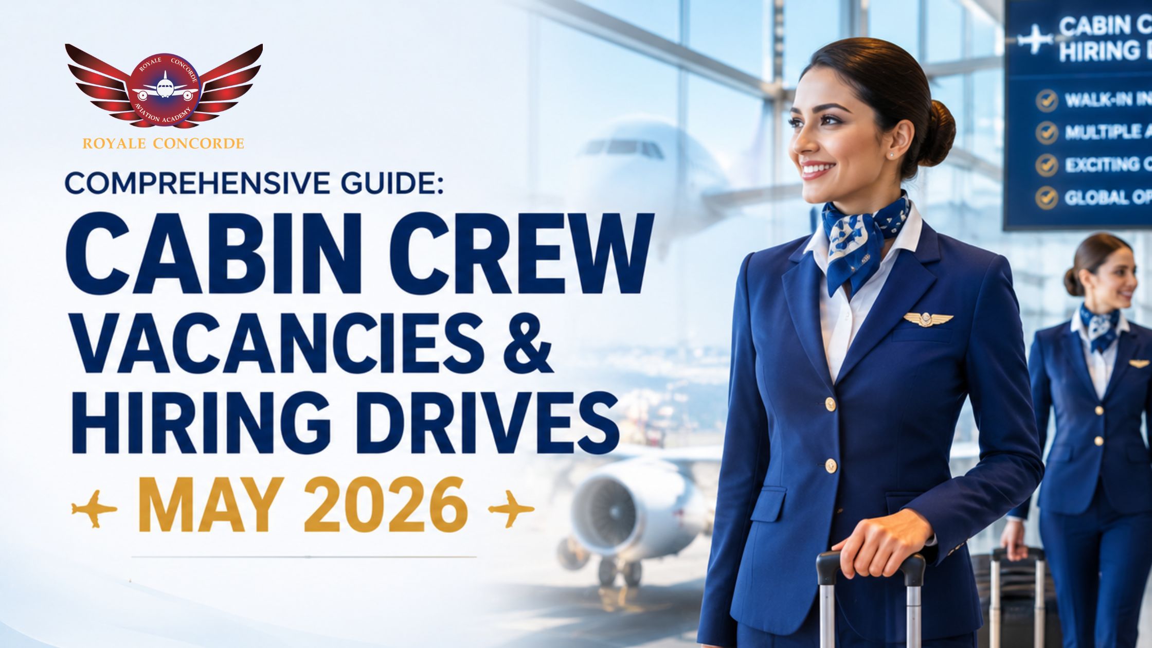 Comprehensive Guide: Cabin Crew Vacancies & Hiring Drives May 2026