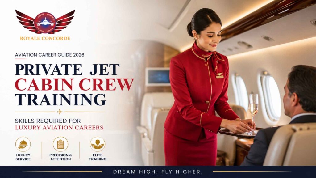Private Jet Cabin Crew Training – Skills Required for Luxury Aviation Careers