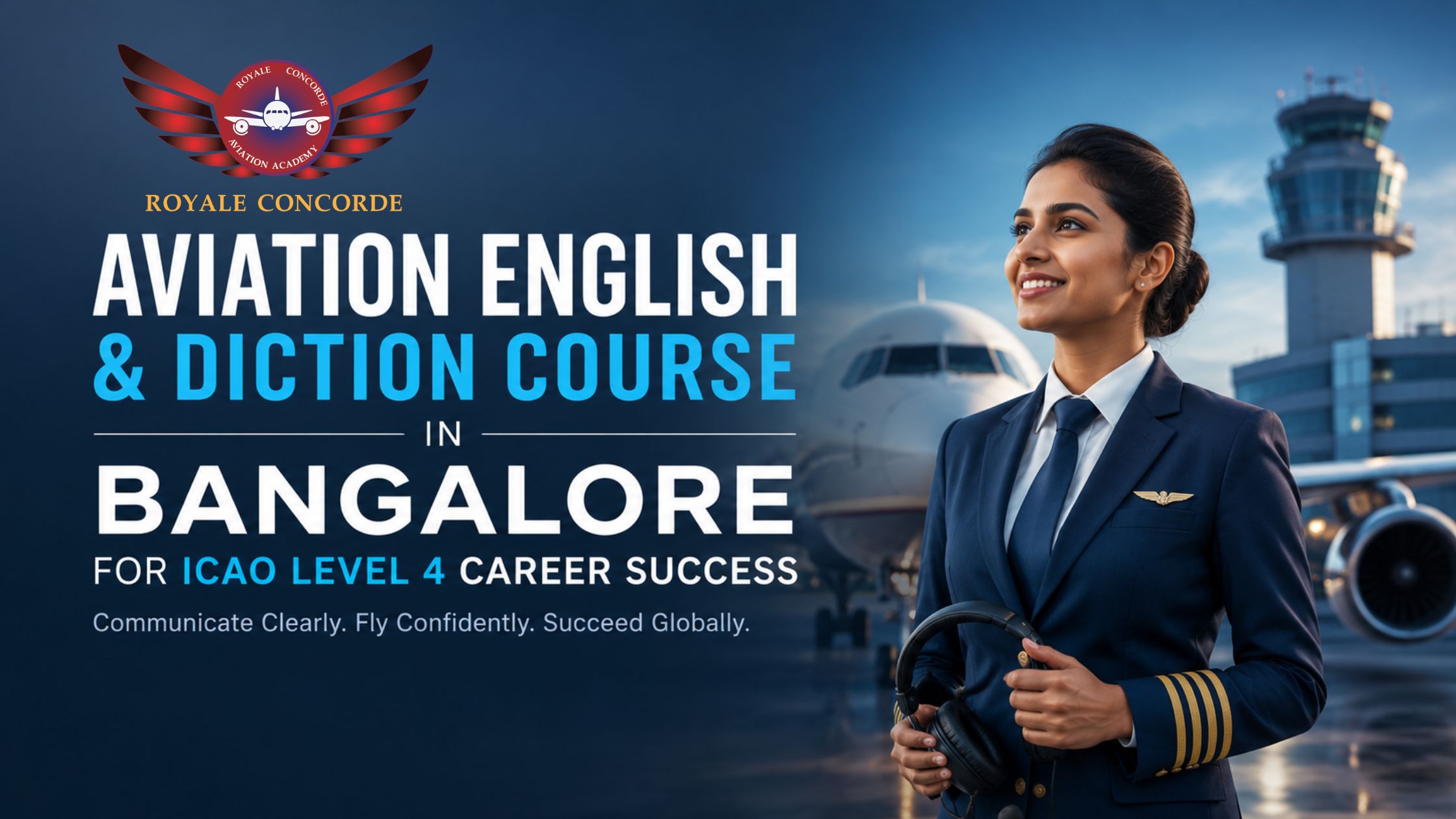 Aviation English & Diction Course in Bangalore for ICAO Level 4 Career Success