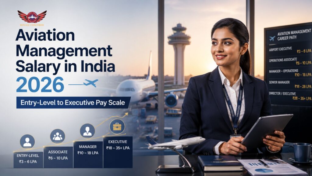 Aviation Management Salary in India 2026 – Entry-Level to Executive Pay Scale