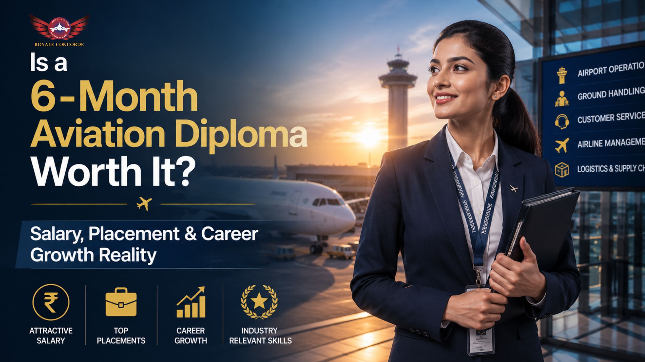 Is a 6-Month Aviation Diploma Worth It? Salary, Placement & Career Growth Reality