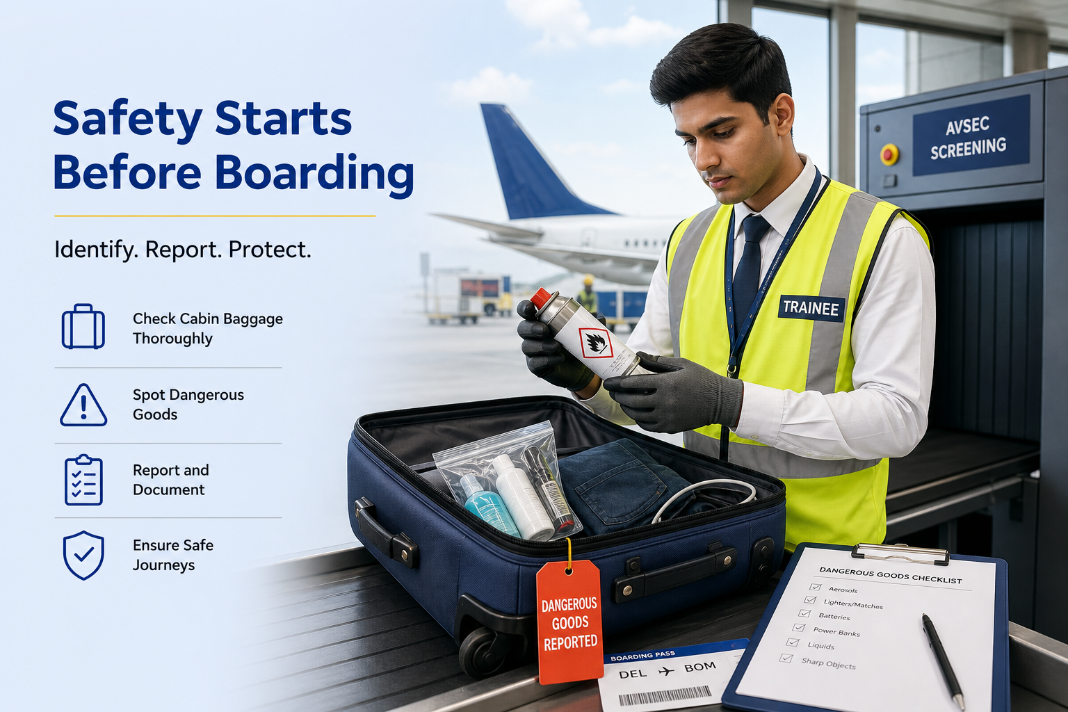 Dangerous Goods in Passenger Luggage: What Ground Staff Must Identify and Report