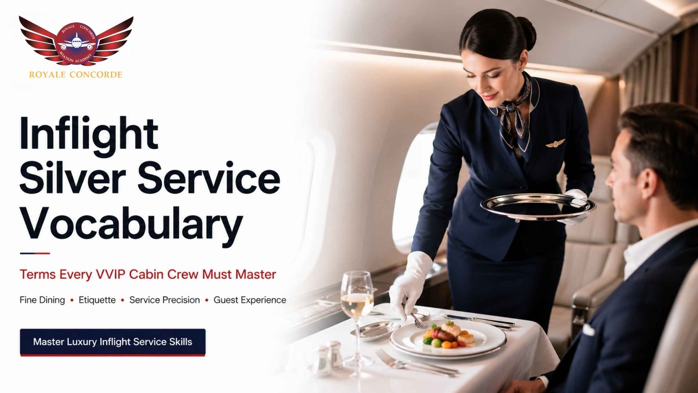 Inflight Silver Service Vocabulary: Terms Every VVIP Cabin Crew Must Master