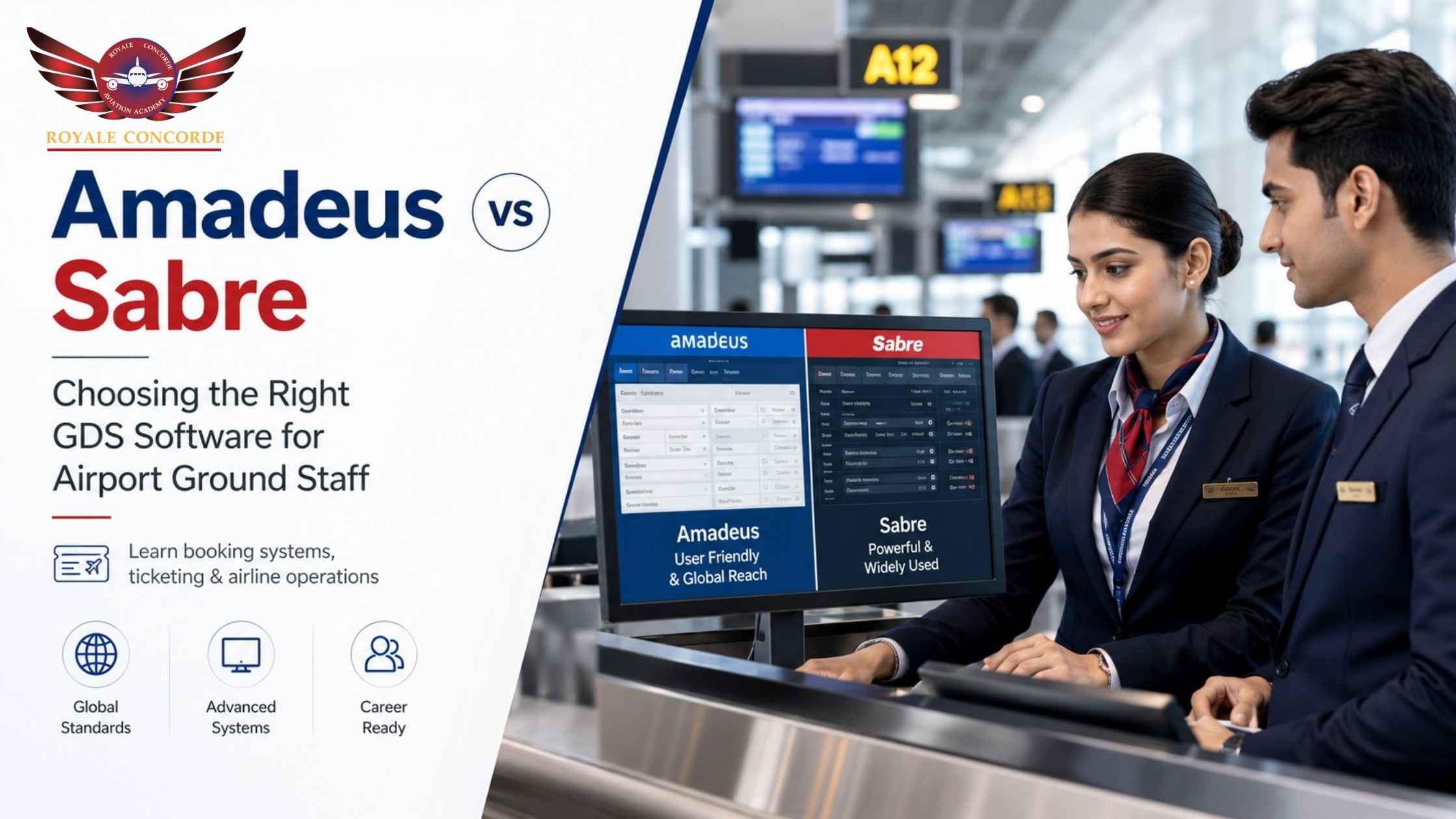 Amadeus vs Sabre: Choosing the Right GDS Software for Airport Ground Staff