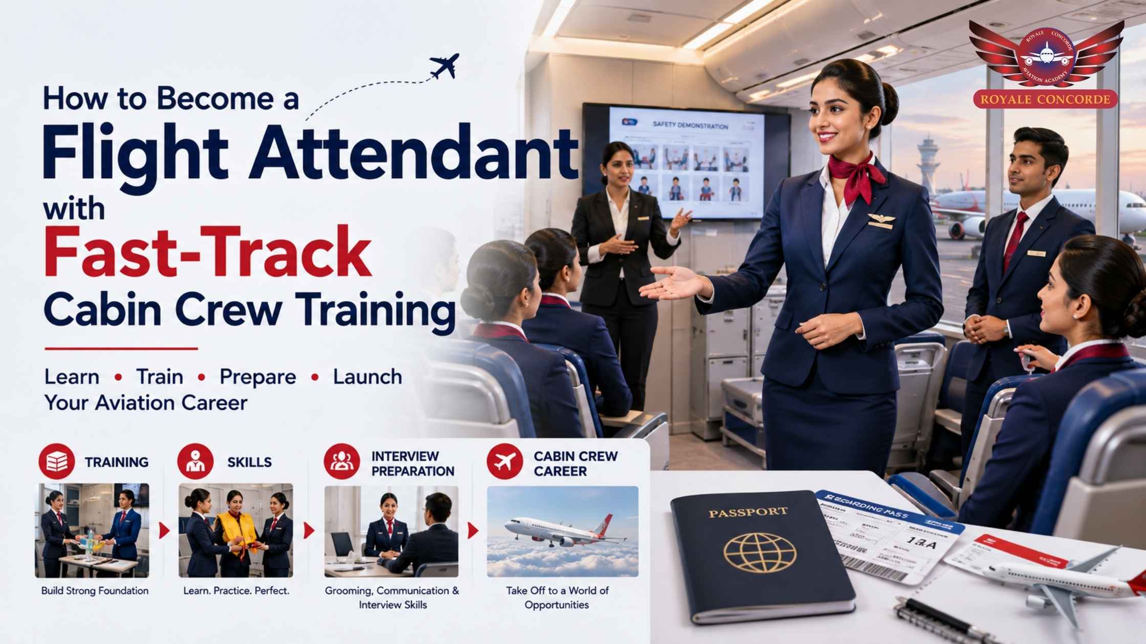 How to Become a Flight Attendant with Fast-Track Cabin Crew Training