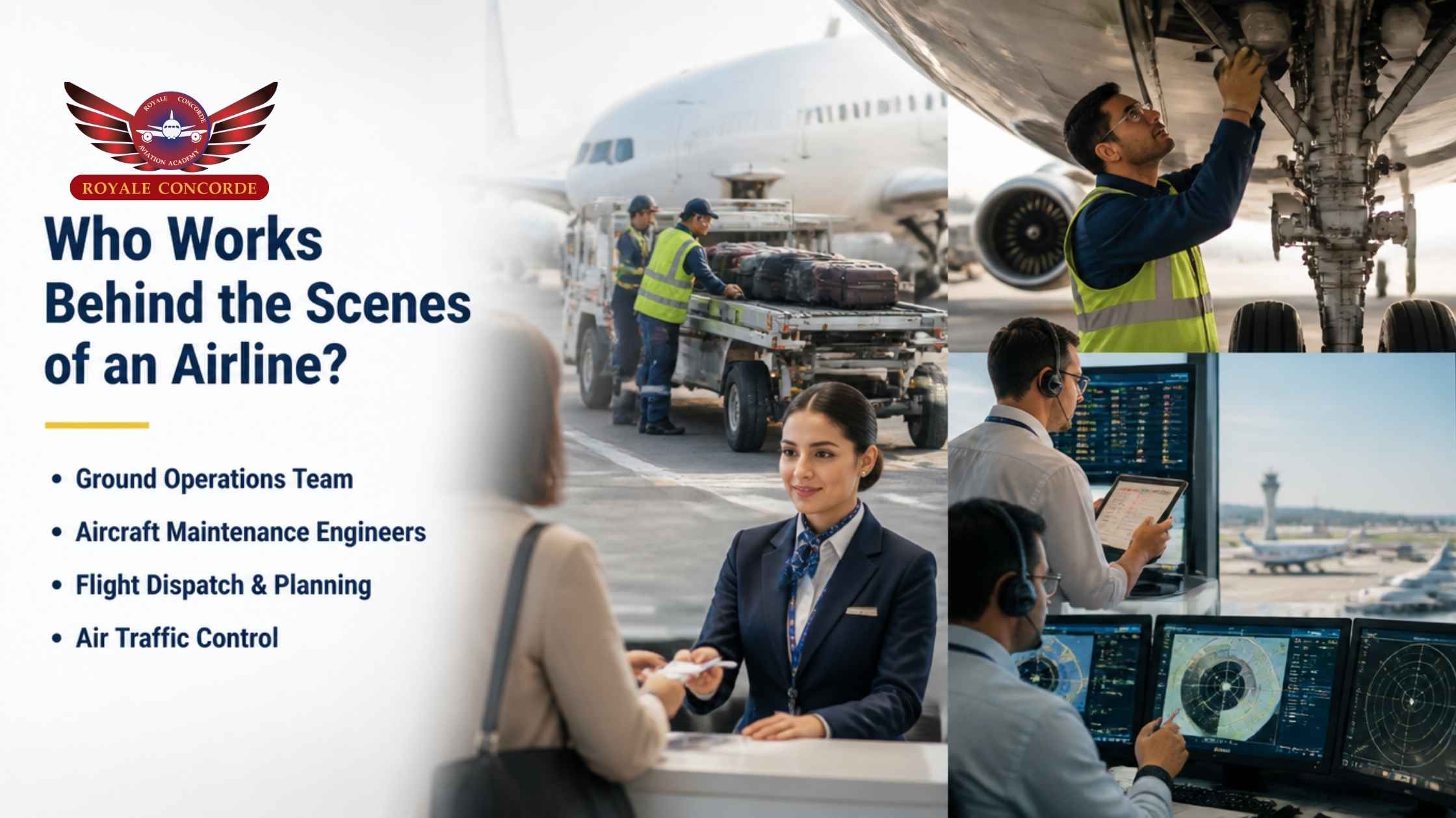 Who Works Behind the Scenes of an Airline?