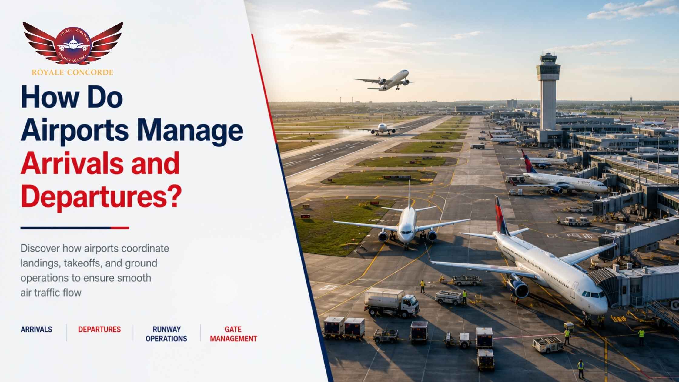 How Do Airports Manage Arrivals and Departures?