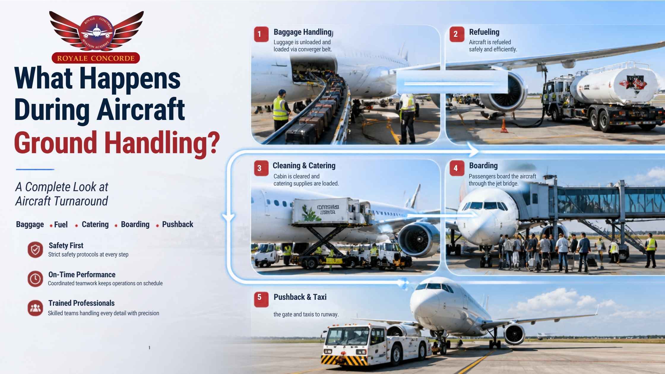 What Happens During Aircraft Ground Handling? - Royale Concorde ...